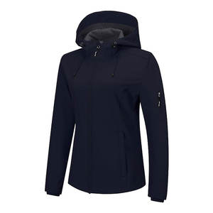 Chaqueta Softshell para Mujer con Forro Polar y Capucha, Ligera, Cortavientos, Impermeable y Aislante para Actividades al Aire Libre - Product Image 4