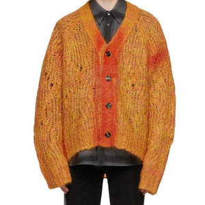 Cardigan pour homme en tricot doux à manches longues, décontracté, style streetwear, mode hiver quotidienne - Product Image 6