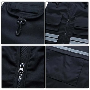 เสื้อกั๊กรักษาความปลอดภัยเสื้อกีฬาแห้งเร็วระบายอากาศได้ดี - Product Image 6