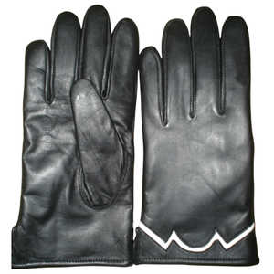 Guantes de Conducción de Cuero Genuino Negro de Marca Personalizada para Hombre y Mujer, Guantes de Moda Cálidos para Invierno - Product Image 5
