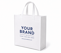 Sac de courses réutilisable pour événements, idéal pour le transport de marchandises en magasin et les offres promotionnelles d'épicerie