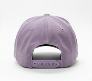 Sporty Wholesale Custom Made Unisex Lavender 6-Panel Baseball Cap Solid Color Twill Adjustable Fit Casual Style Adult Hat - Product Image 2