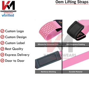 Correas de Levantamiento de Pesas Duraderas para Gimnasio, Soporte para Muñecas, para Hombres y Mujeres, Entrenamiento de Peso Muerto, Fabricante - Product Image 5