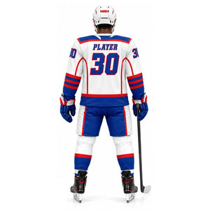 Uniformes de Hockey sobre Hielo Personalizados al por Mayor para Adultos, Alta Calidad, 100% Algodón, Impresos, Antibacterianos, para Todas las Temporadas - Product Image 3