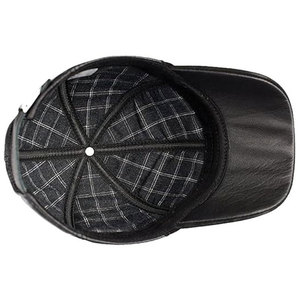 Comfortable And Breathable Fabric <b>Men</b> Women Leather <b>Hats</b> Hot Selling Factory Made Price Leather <b>Hats</b> For Adults - Product Image 4