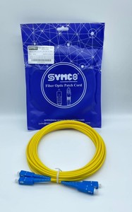 สายแพทช์ไฟเบอร์ออปติก SYMCO SC/UPC SC/UPC SM-DX-3.0-5M-2 เกรดโทรคมนาคม แบบดูเพล็กซ์ LSZH ผ่านการทดสอบจากโรงงาน 100% รับประกัน 1 ปี - Product Image 4
