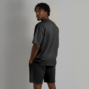 Conjunto de Camiseta y Pantalones Cortos de Verano con Logotipo Personalizado para Hombre, Ropa Casual de Calle de Alta Calidad - Product Image 6