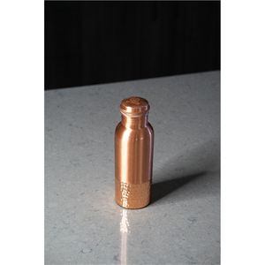 Juego de Botellas de Agua de Cobre Puro |   Recipiente de Cobre Ayurvédico Martillado y Liso, Hermético |   Botella Ecológica para Gimnasio y Yoga |   1000 ml/34 oz - Product Image 6