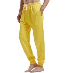 Wholesale men's pants Stretch <b>Work</b> Pants Quick Dry Polyester Twill Casual Comfy Golf yellow <b>Trousers</b> with Pockets - Product Image 2