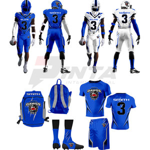 Uniforme de Fútbol Americano Personalizado de Primera Calidad, Transpirable y de Manga Corta - Product Image 3