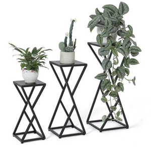 Soporte de Metal Geométrico Contemporáneo para Plantas, Soporte para Macetas de Interior, Mueble Decorativo para el Hogar - Product Image 6