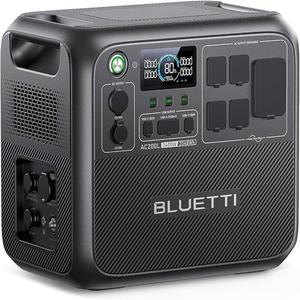 Hot <b>Sales</b> Blue Tii Portable Power Station AC200L With 2 200W <b>Solar</b> Panel Included, 2048Wh LiFePO4 <b>Battery</b> - Product Image 3