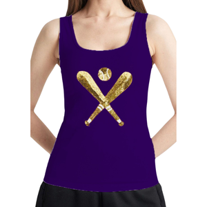 Débardeur d'été décontracté en coton à sequins personnalisés pour femme, style baseball américain, respirant, idéal pour les jours de match - Vente en gros - Product Image 5