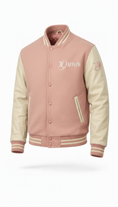 Winter Varsity <b>Jacket</b> Hooded Unisex Chenille Letters Front Logo Quick Dry Breathable Eco-Friendly - Product Image 2