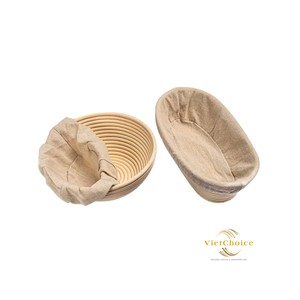 Mejor Opción: Kit de Cestas de Fermentación de Pan de Ratán y Metal Ecológicas Personalizadas de Alta Calidad para Restaurantes, con Forro - Product Image 3