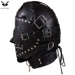 Máscara de Cuero Sintético Premium con Tachuelas 2026, Capucha de Cuero Sintético para Disfraces, Ropa de Club, Ropa de Fiesta, para Hombres y Mujeres - Product Image 3