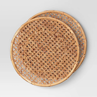 Sets de table en rotin tressé à la main de qualité supérieure