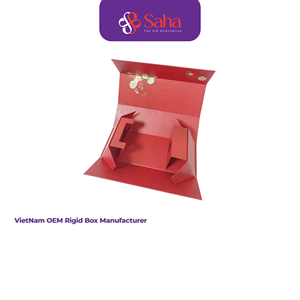 Cajas de Papel Rígido Hechas a Mano en Vietnam, Reciclables, Biodegradables, Personalizables con Estampado en Lámina Dorada, Relieve y Laminado Mate - Product Image 3
