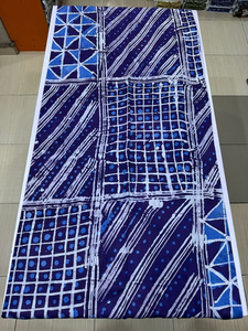 Tela de algodón estampada con cera de Adís Abeba para mujer, últimas tendencias en Ankara 2025, tela de algodón y lazos para prendas y ropa. - Product Image 2