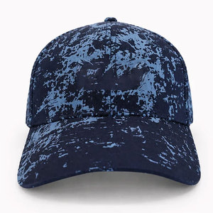 Baseball Trucker Cap <b>Foam</b> Denim Adjustable Breathable <b>Waterproof</b> Distressed Unisex Low MOQ High Quality 3D Embroidery Logo - Product Image 4