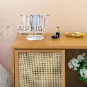 Lujo para Durable Iron Gold Hairband Bangle Bracelet Jewelry Display Rack Shop Store Stand - Product Image 6