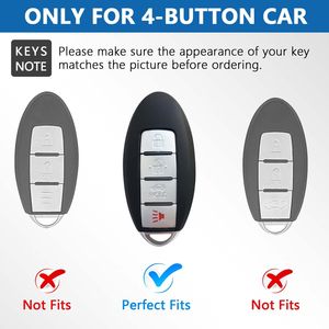 Accessori per Chiavi Auto Infiniti, Custodia in Pelle Premium per Chiavi, Compatibile con EX25 FX35 FX37 X50 G25 G35, Portachiavi Sostitutivo - Product Image 5
