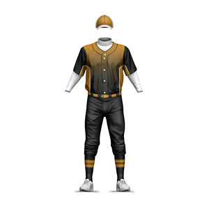 Fabrication de qualité supérieure, dernier design, uniformes de baseball pour hommes, uniformes de baseball sur mesure pour hommes - Product Image 5