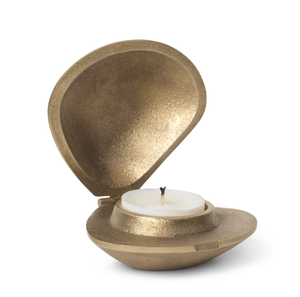 Support de bougie élégant en laiton pour bougies chauffe-plat, finition métallique, pour mariage, événement festif, décoration de table à la maison - Product Image 4