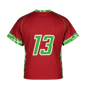 Maillot et short de lacrosse 100 % polyester pour adultes, design unique 2026, col en V, respirant, uniforme de lacrosse - Product Image 4