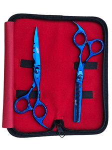 Professional Best Stainless Steel Blade Hair Beauty Cutting Thinning Scissors <b>Set</b> Blunt Tip Steel <b>Barber</b> Scissors Kit High - Product Image 6