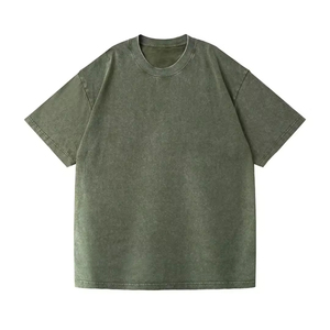 Camiseta Personalizada con Estampado DTG para Hombre, Estilo Acid Wash, Streetwear, Oversize, Stone Washed, Hip Hop, 100% Algodón, Camisetas con Gráficos Vintage - Product Image 4