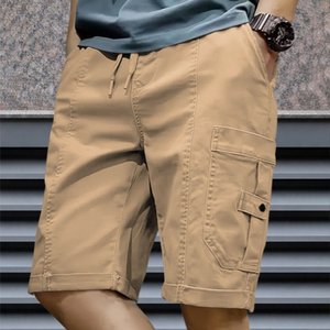 Wholesale Custom Men's <b>Cargo</b> <b>Work</b> Shorts Durable Cotton Blend Utility Multi Pocket Casual Summer Outdoor Hiking Streetwear Style - Product Image 1
