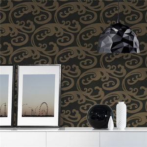 Style géométrique classique luxe moderne PVC vinyle papier peint ignifuge écologique usage domestique élégant décor japonais beau - Product Image 2