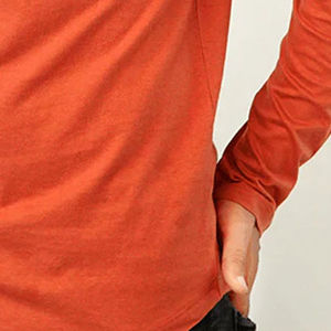 Chemises pour hommes à manches longues, col boutonné, unies, confortables, tendance, de haute qualité, personnalisables, pour l'extérieur, prix de gros - Product Image 5