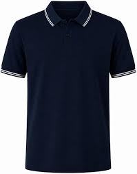 Men's <b>Navy</b> Blue <b>Polo</b> <b>Shirt</b> Classic Cotton Pique Short Sleeve Casual Collared T <b>Shirt</b> Ribbed Cuffs Regular Fit Summer Golfing Top - Product Image 4