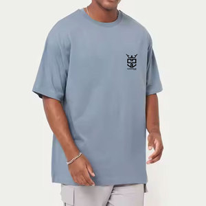 Camisetas Extra Grandes para Hombre, de Corte Holgado, con Logotipo Personalizado, Último Diseño, Transpirables, 100% Algodón, Gran Venta - Product Image 1