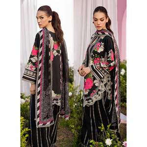 CHARIZMA RANG-E-BAHAR 2026, Conjunto Premium de 8 Piezas para Mujer, Salwar Kameez con Camisa Bordada y Estampada, y Dupatta de Chifón para Fiesta - Product Image 5