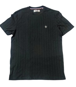 T-shirt décontracté pour homme, coupe classique, séchage rapide, respirant, col rond, uni, tricoté, teint en fil, lavé, 100 % coton - Product Image 4