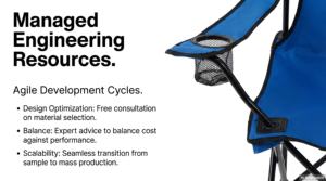 Chaise de plage pliable en acier inoxydable Oxford avec porte-gobelet, accoudoir de loisirs, sac de transport - Product Image 4