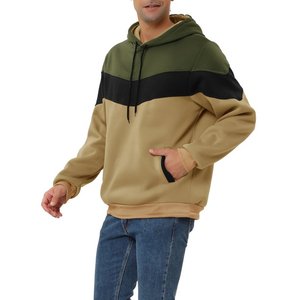 Sweat à capuche pour homme en molleton uni, vente en gros directe usine, personnalisable avec logo, chaud et décontracté - Product Image 1