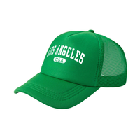 Casquettes de camionneur en mousse à 5 panneaux personnalisées, impression de logo, dos en maille, casquette de baseball, streetwear, branding de voyage, OEM, vente en gros, fabricant vietnamien