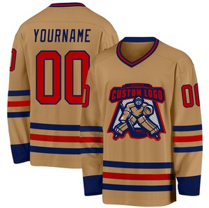 Maillot de hockey sur glace personnalisable pour équipe, 100 % polyester, transfert thermique/broderie/impression numérique, couleurs personnalisées, logo (avant), équipe - Product Image 6