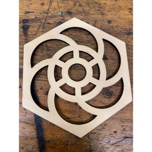 Sous-verres durables en MDF gravés au laser avec surface artistique pour la décoration de la maison, protection de table, tapis et coussinets RR Enterprises India - Product Image 3