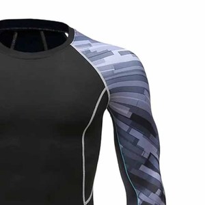 Maillot de compression haute qualité MMA Rash Guard pour hommes – Personnalisez votre propre logo – Rash Guard sublimé à manches longues pour hommes - Product Image 6