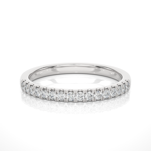 Bague en or 18 carats avec diamants, bague en diamant de laboratoire de forme ronde, 0,25 carat, taille ronde en 16 pierres de diamant - Product Image 3