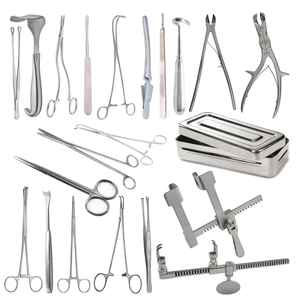 Juego de Instrumentos para Cirugía Toracotómica, 24 Piezas, Herramientas Quirúrgicas de Acero Inoxidable para Apertura Torácica y Procedimientos Toracoscópicos, Uso Clínico - Product Image 3