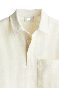 ODM & OEM เสื้อยืดกอล์ฟแขนครึ่งคอลปก100% สำหรับผู้ชายผ้าคอตตอนระบายอากาศได้ดีเข้ารูปปกติ - Product Image 2