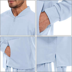 Survêtement de sport pour homme de haute qualité avec logo personnalisé, vêtements de sport en molleton pour la salle de sport, entraînement, jogging |   LOGO GRATUIT |   LIVRAISON GRATUITE - Product Image 4