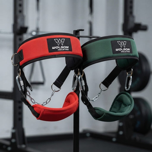 Harnais de Tête Confortable en Néoprène Rembourré pour l'Entraînement des Muscles du Cou, Sangle de Fitness Durable et Réglable avec Fermeture Auto-agrippante - Product Image 5