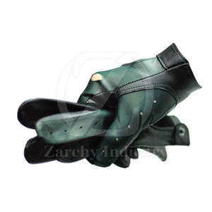 Gants en cuir chauds d'hiver pour hommes, personnalisables, prix de gros, respirants, avec sangle de poignet réglable, antidérapants, haute qualité - Product Image 3